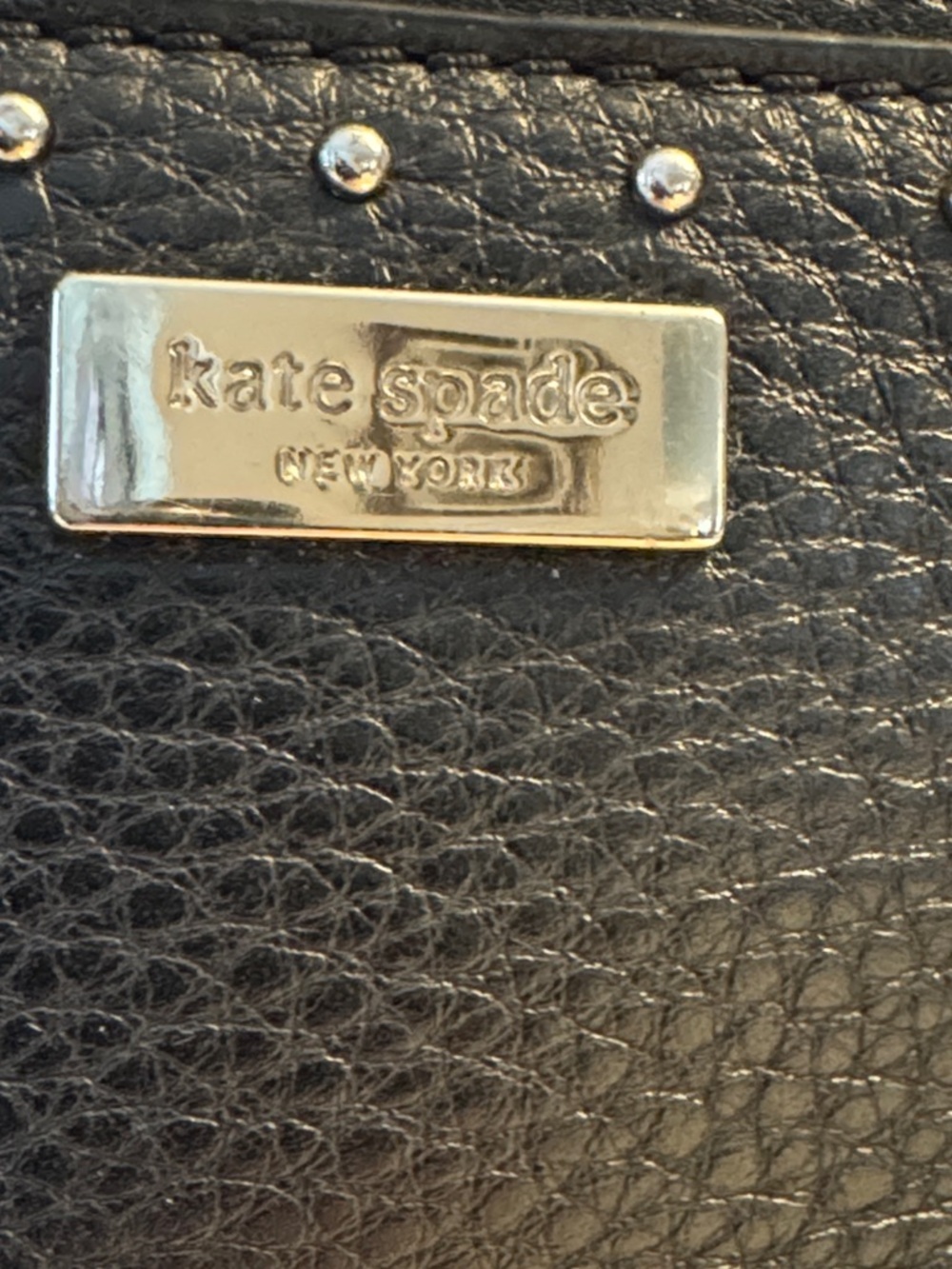 EUC! Kate Spade West Street Abby Black Pebbled Leather Multi-Way Bag - Picture 2 of 11